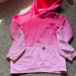 Lincoln Kids' Pink Ombre Pullover Hoodie